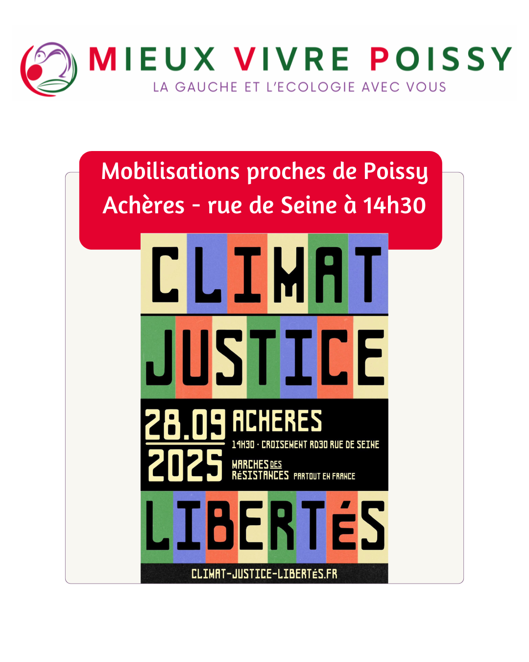 Marches des Résistances du 28 septembre