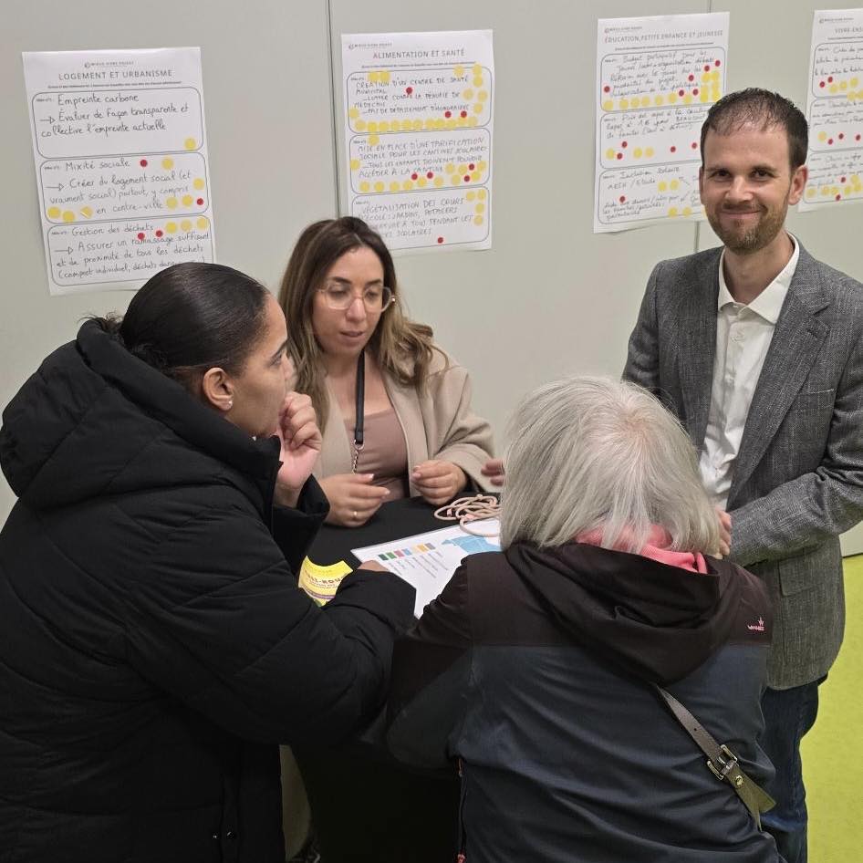 Mathieu Paranthoën à l'une des tables rondes