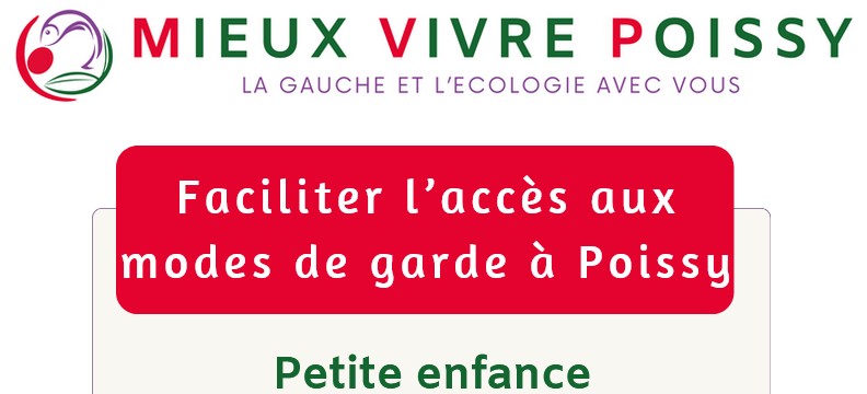 Petite enfance : faciliter l’accès aux modes de garde à Poissy 