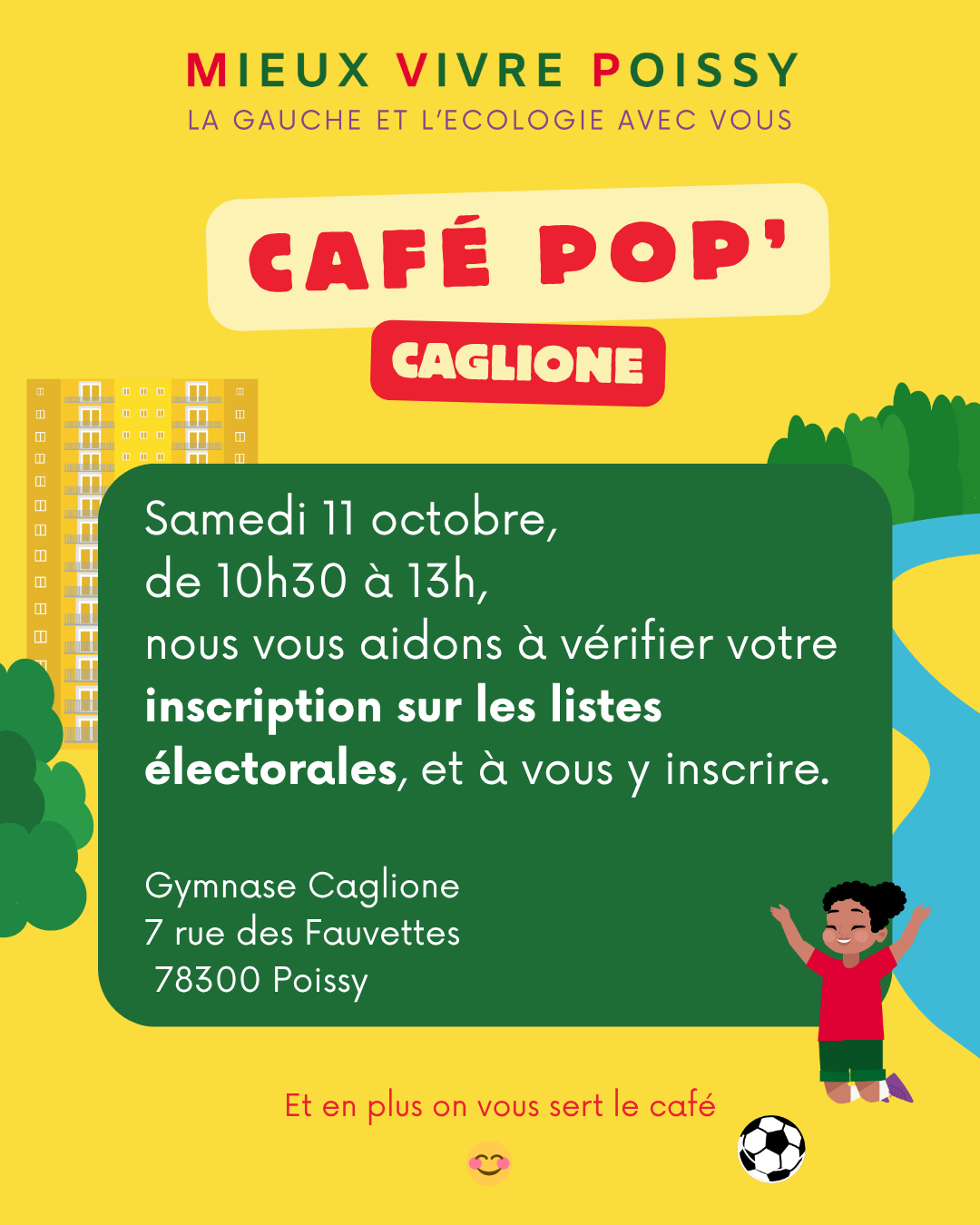 Café populaire Caglione le 11 octobre